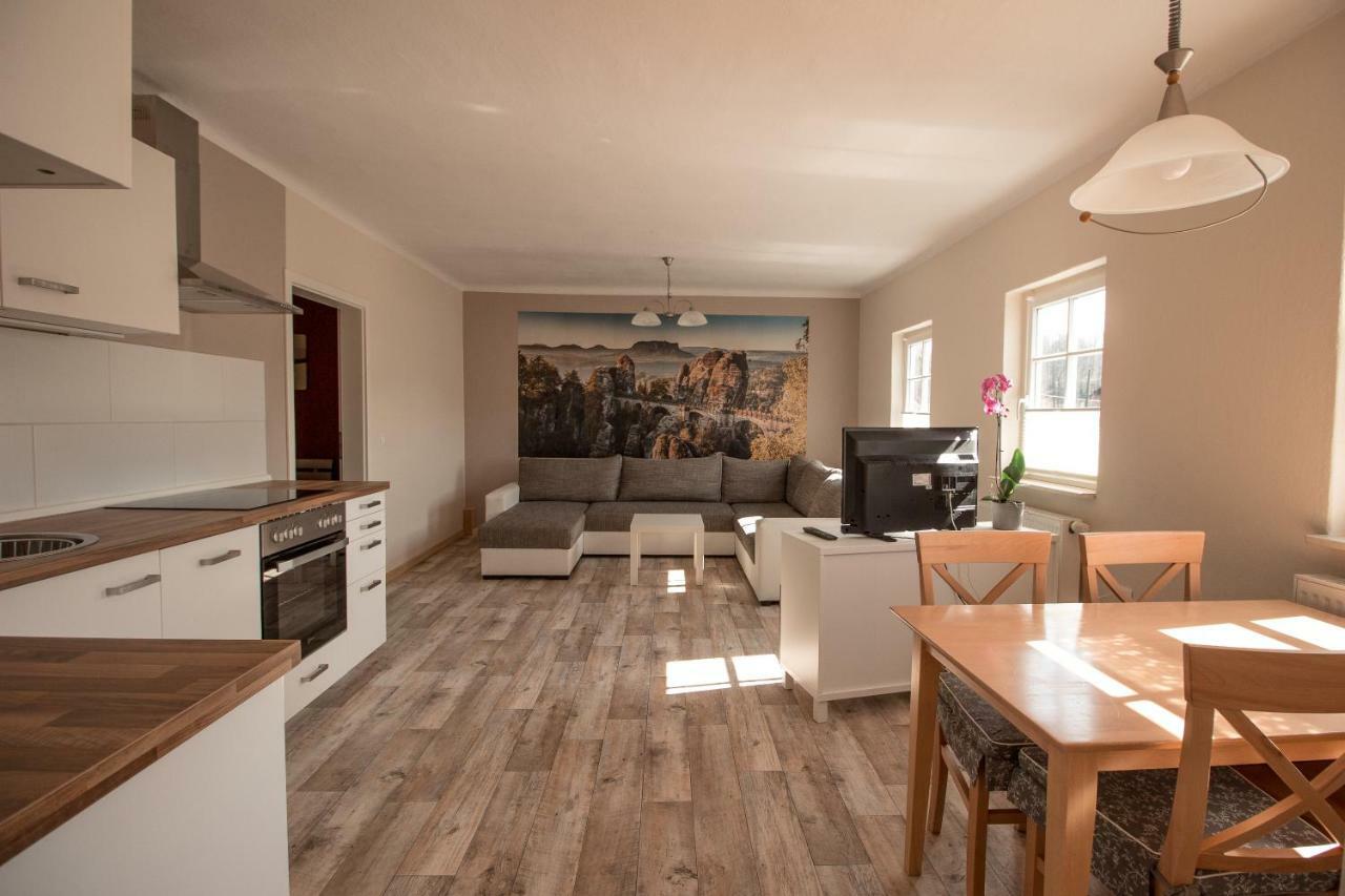 Apartmán Ferienhof Cunnersdorf Kurort Gohrisch Exteriér fotografie